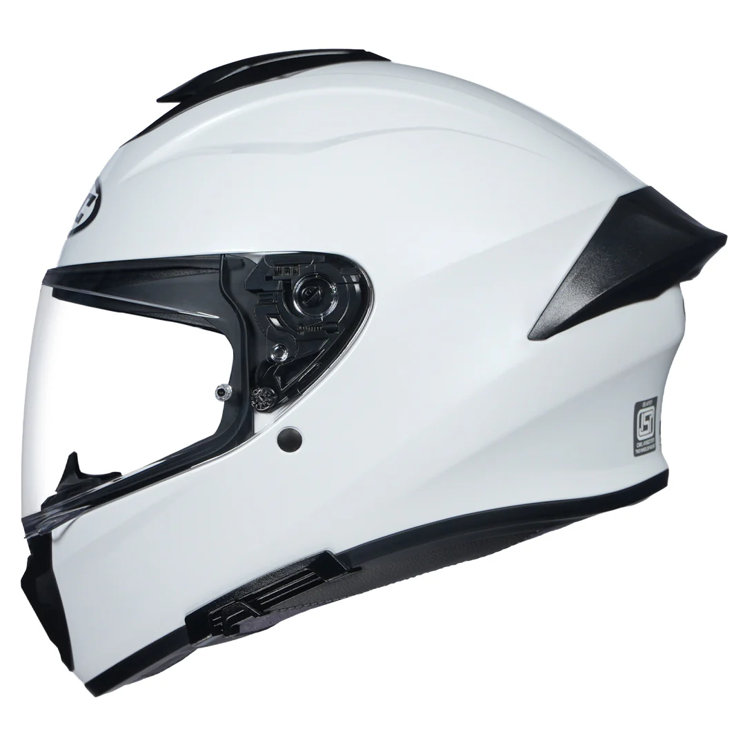 HJC C71 (C7X) Solid Pearl White Helmet - Image 5