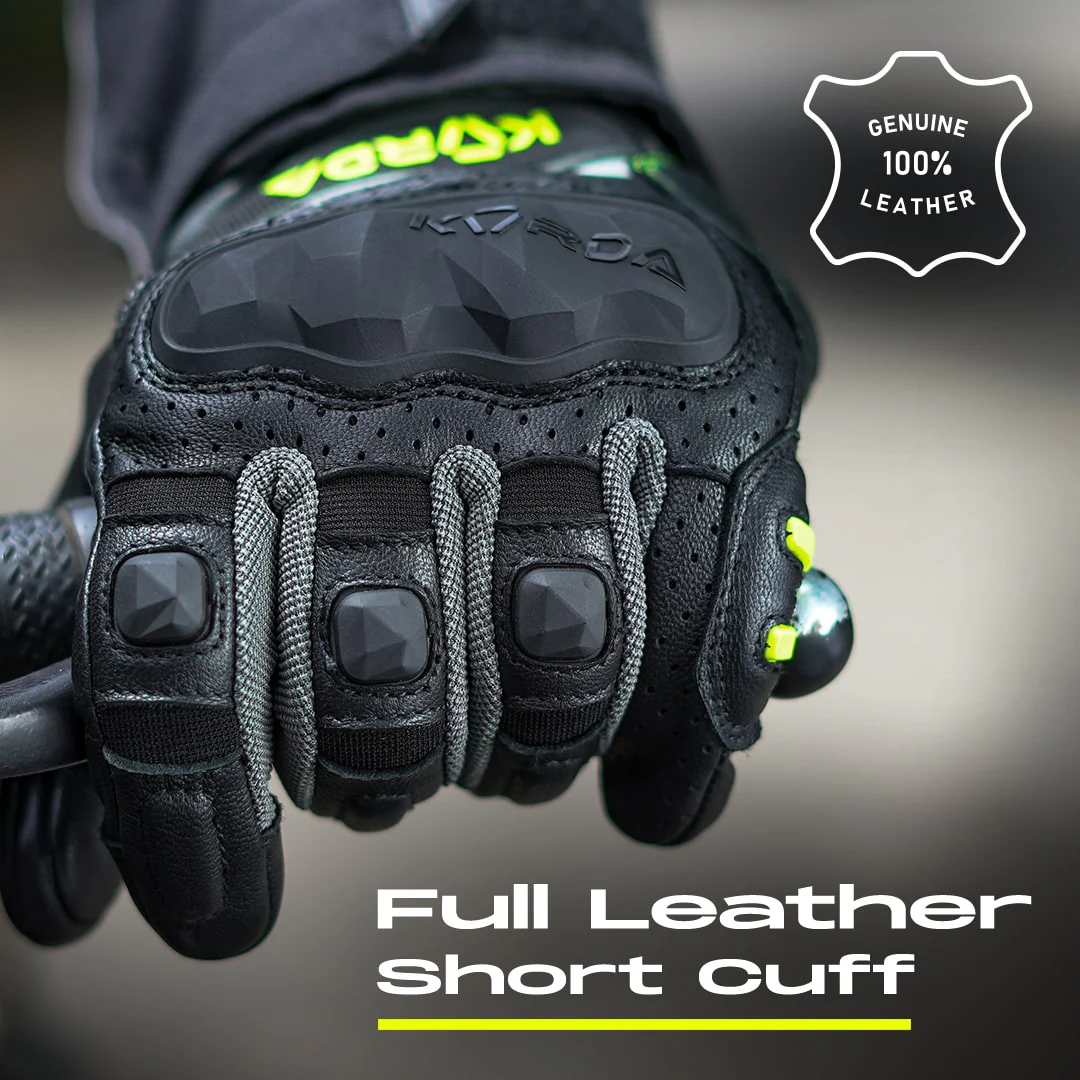 Korda Guard Semi Gauntlet Riding Gloves - Image 4