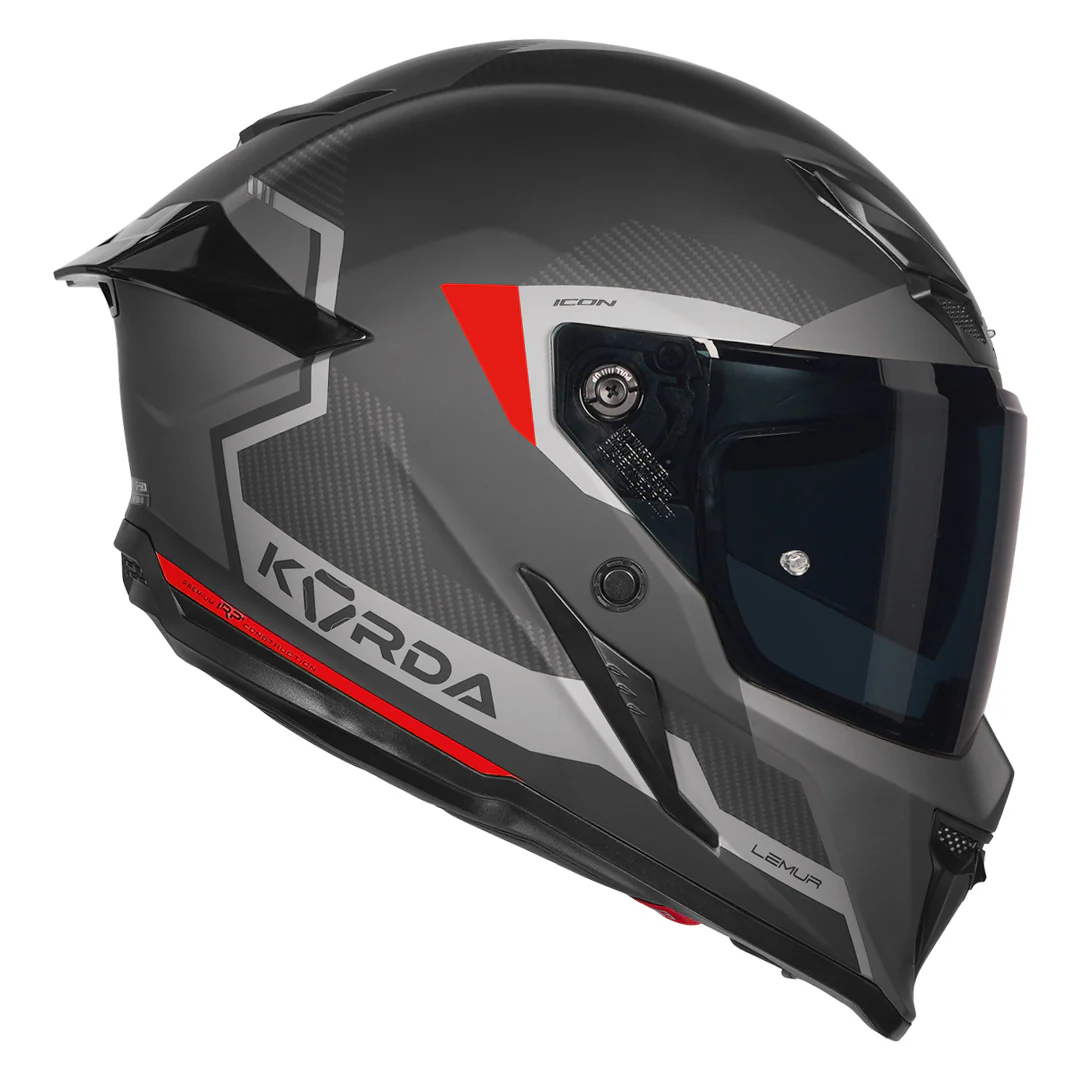 Korda Icon Lemur Helmet (Matt Red) - Image 2