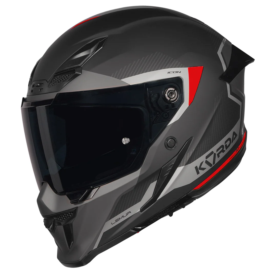 Korda Icon Lemur Helmet (Matt Red) - Image 5