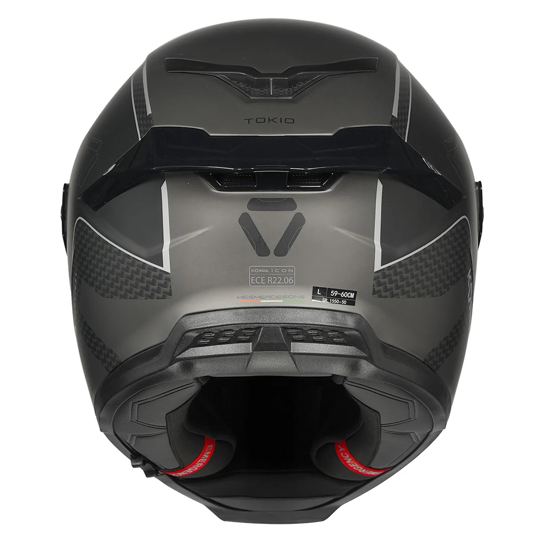 Korda Icon Tokio Helmet (Black) - Image 4