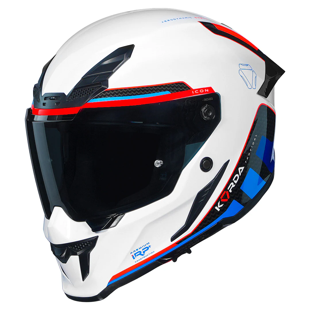 Korda Icon Tokio Helmet (White, Blue) - Image 6
