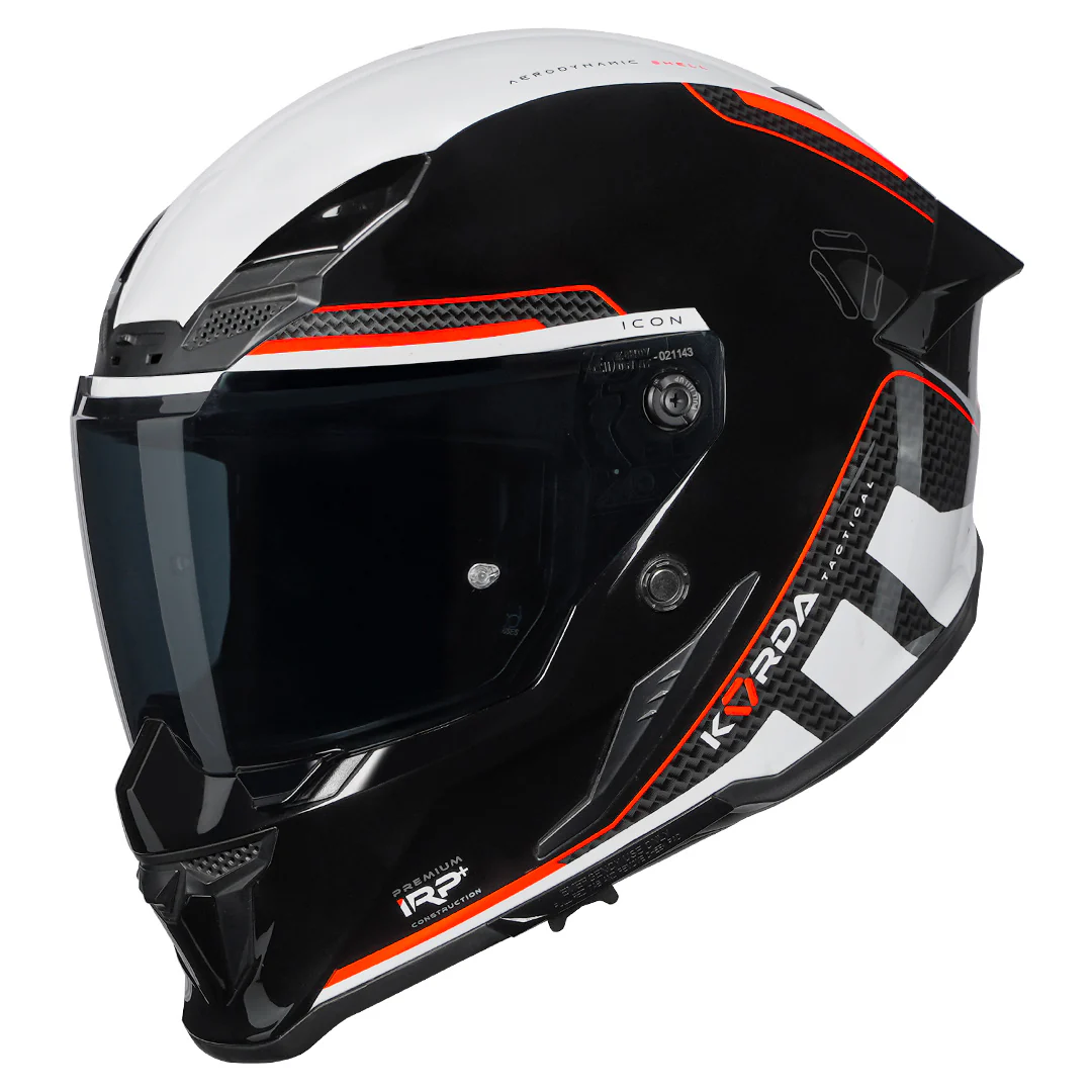 Korda Icon Tokio Helmet (White & Red) - Image 6