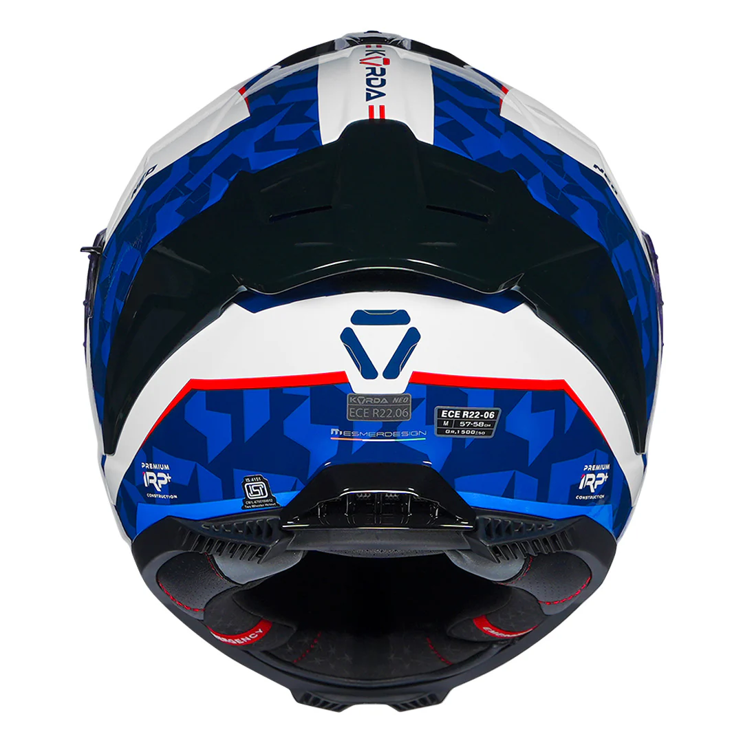 Korda Neo Creer Helmet (White Blue) - Image 3