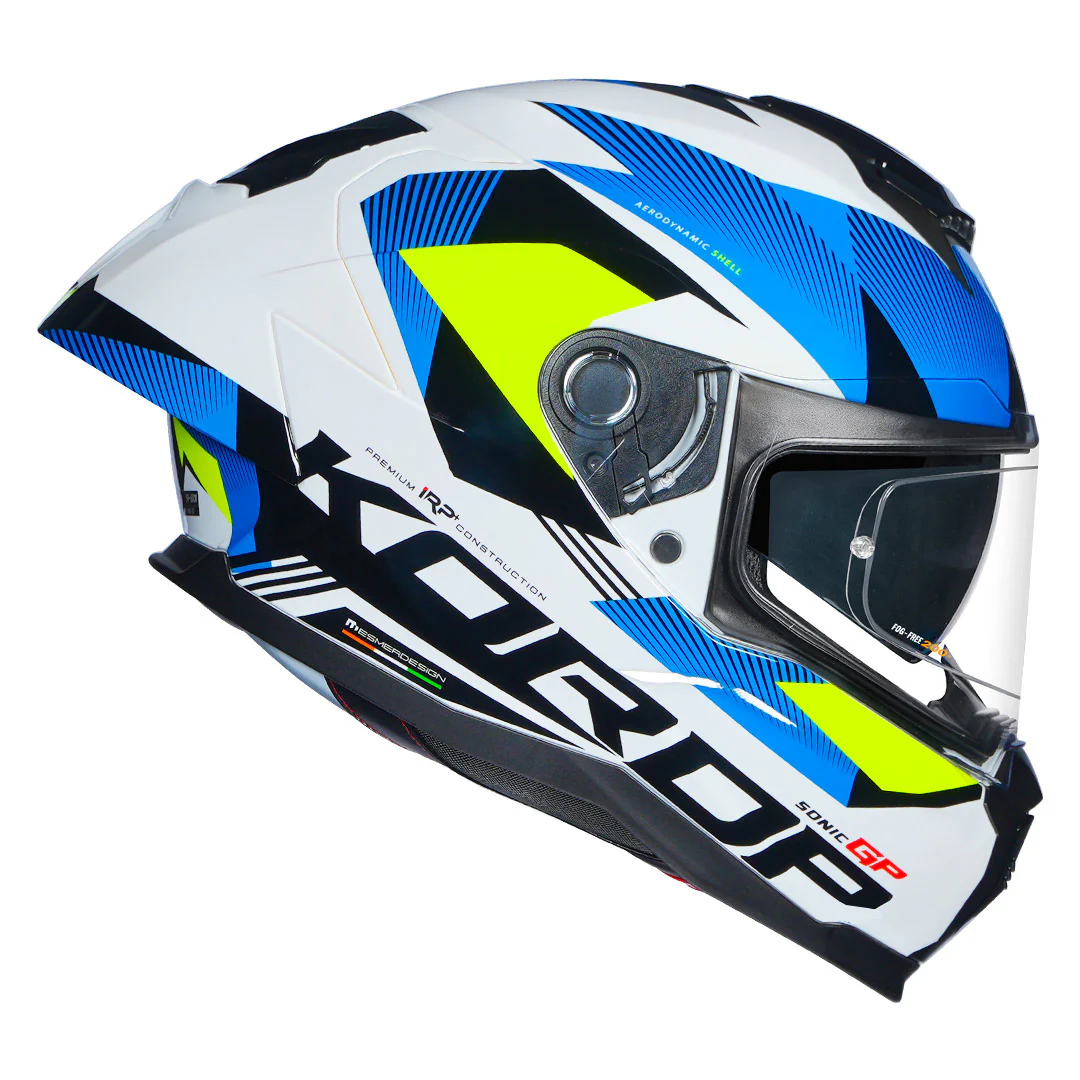 Korda Sonic GP Brave Helmet (Fluorescent Yellow) - Image 7