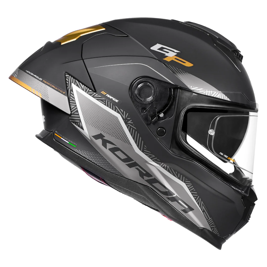 Korda Sonic GP Rapide Helmet (Gold) - Image 2