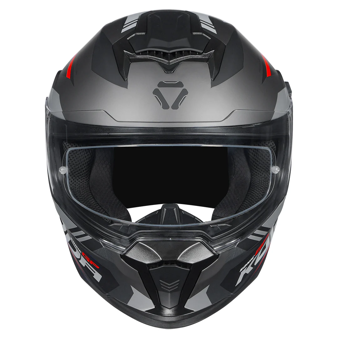 Korda Sonic GP Troy Helmet (Red) - Image 3