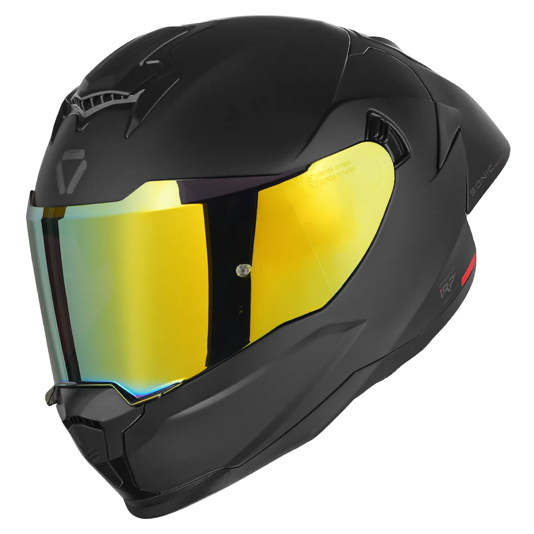 Korda Sonic GP Solid Matt Black Helmet - Image 14