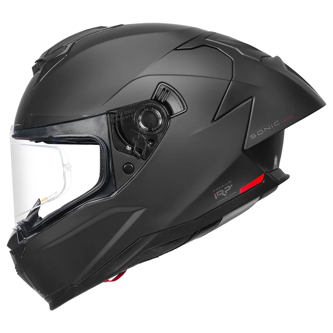 Korda Sonic GP Solid Matt Black Helmet - Image 9