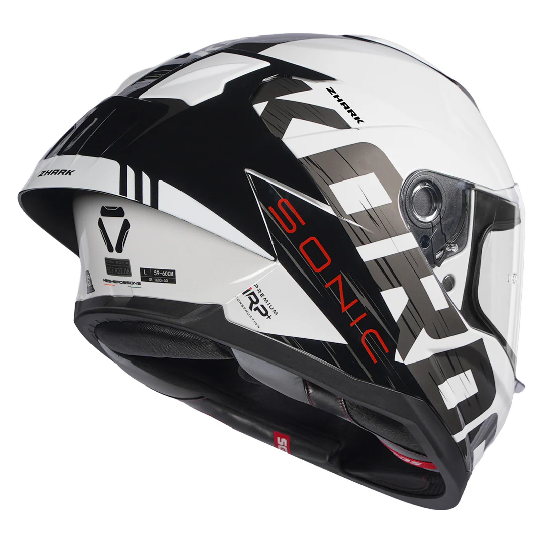 Korda Sonic GP Zhark Helmet (White) - Image 6