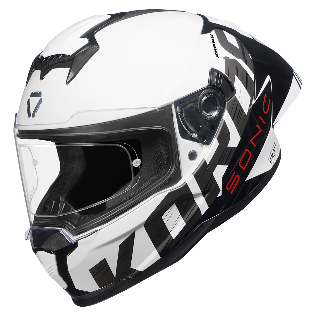 Korda Sonic GP Zhark Helmet (White) - Image 7