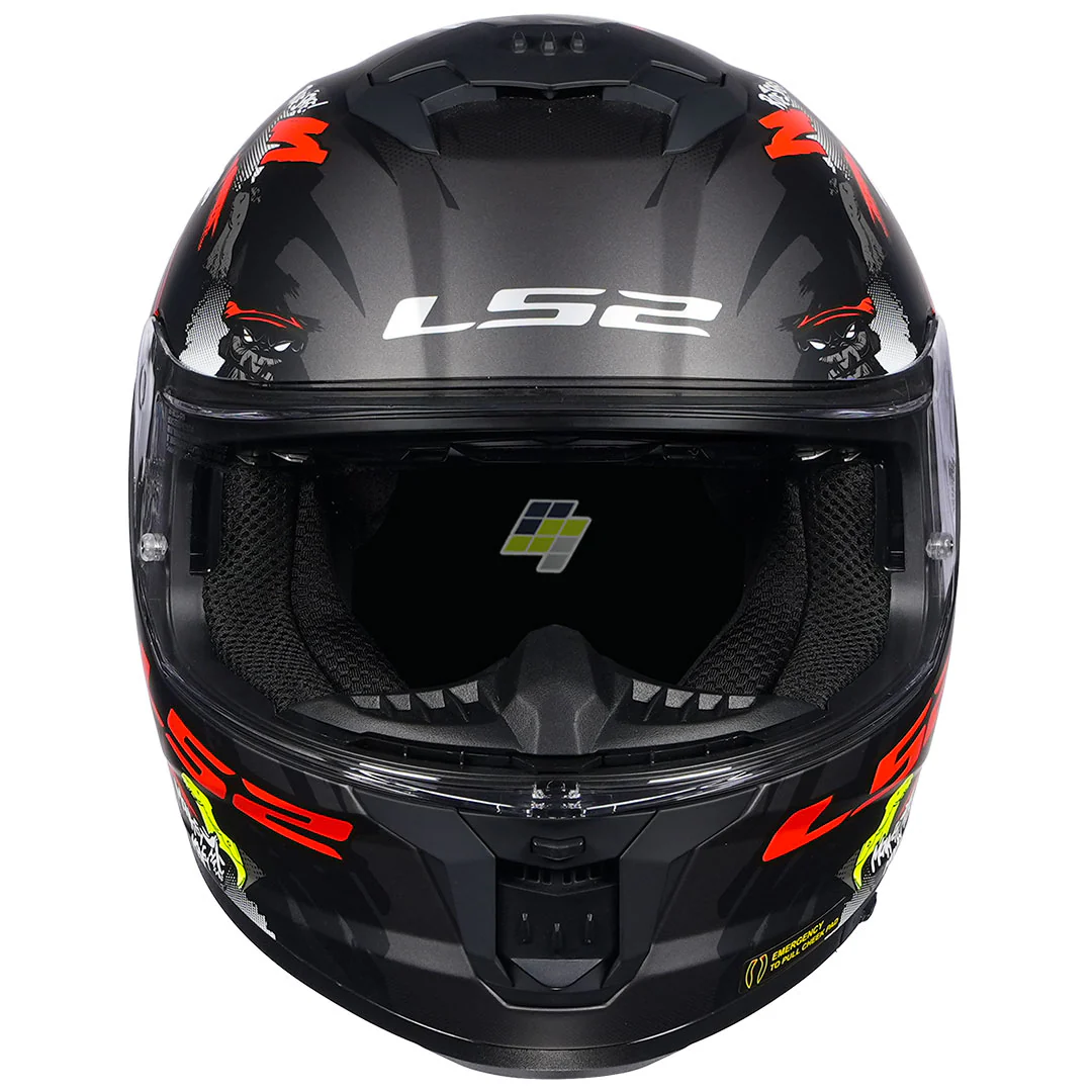 LS2 FF320 Stream 2 Angry Monkey Helmet - Image 2