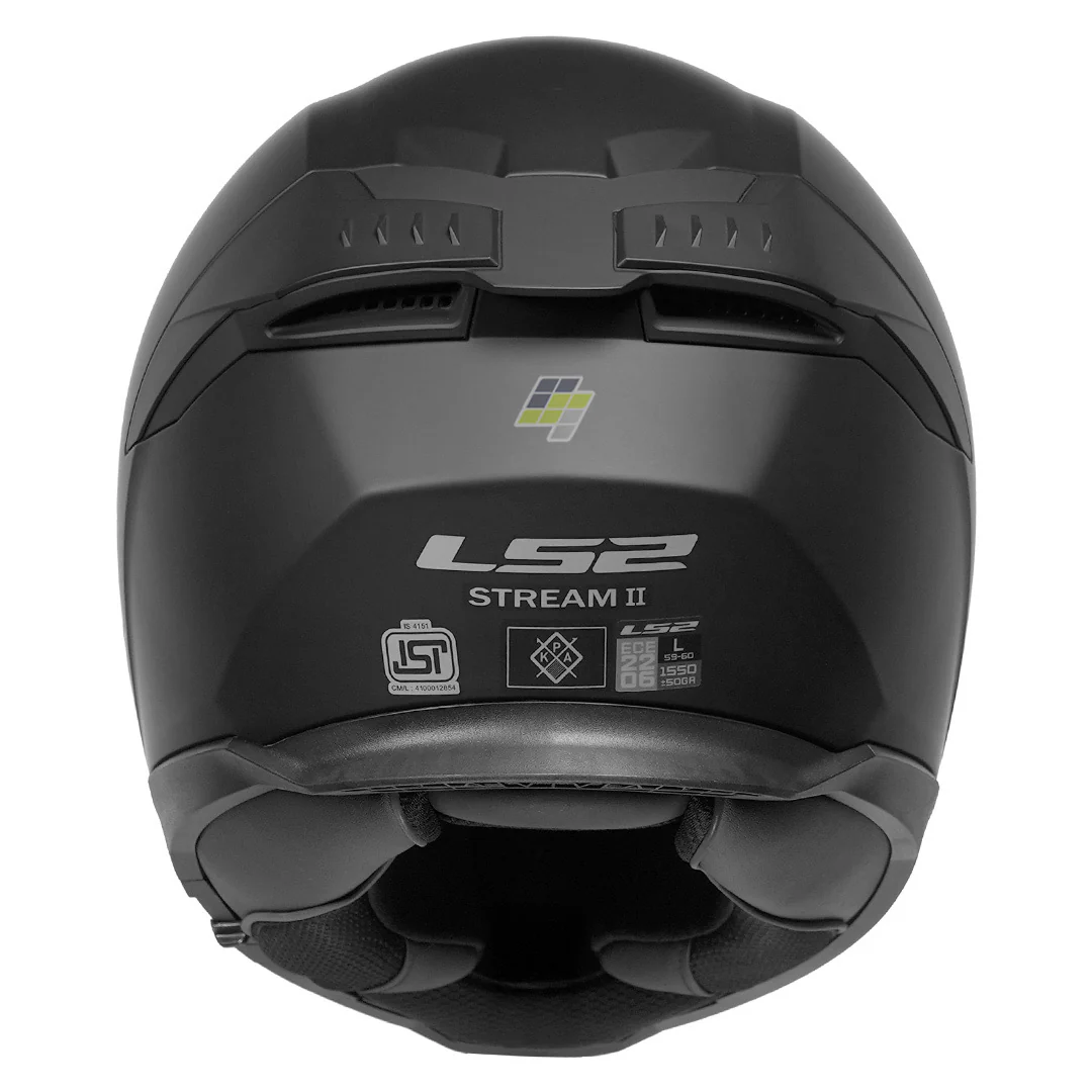 LS2 FF320 Stream 2 Solid Matt Black Helmet - Image 3