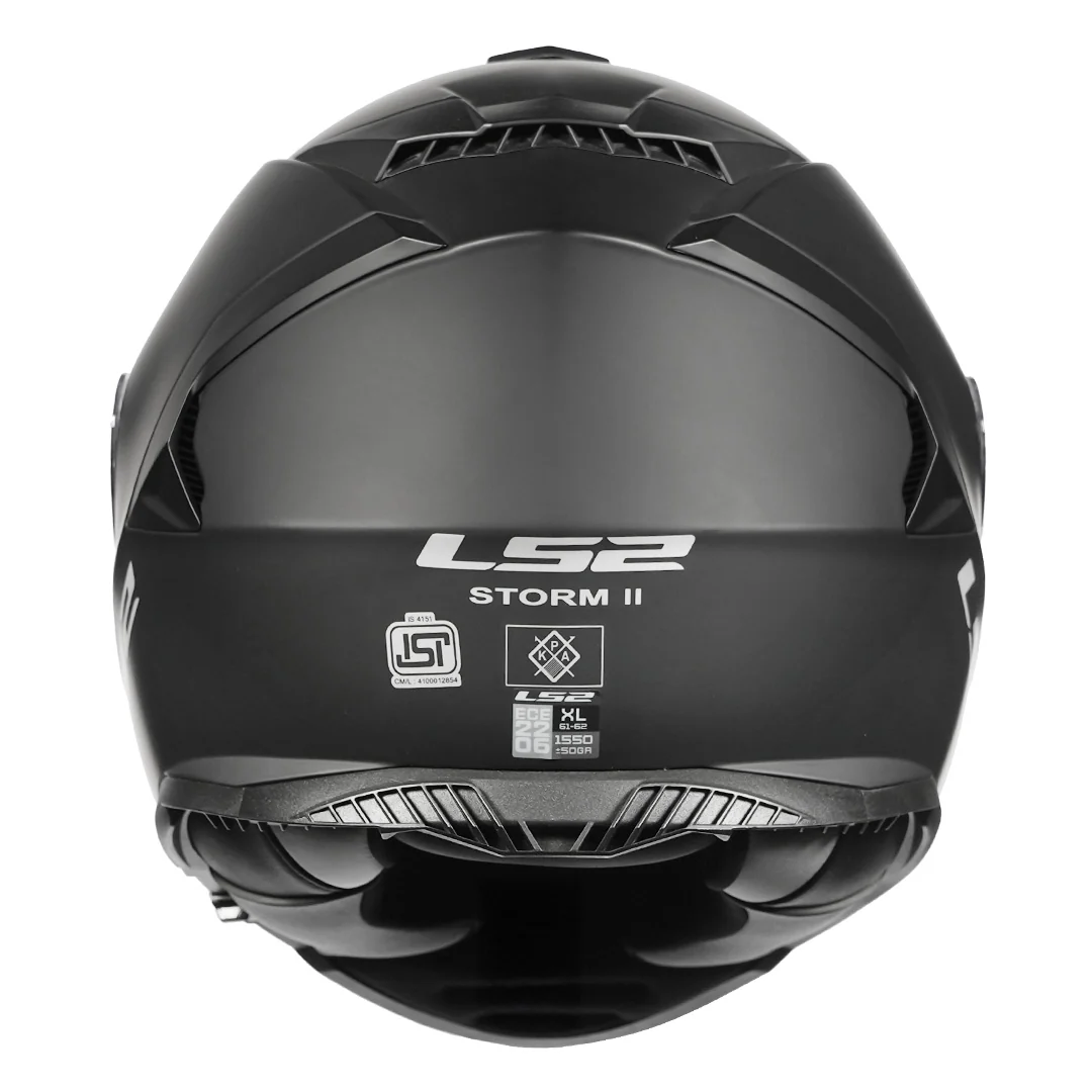 LS2 FF800 Storm 2 Solid Matt Black Helmet - Image 3