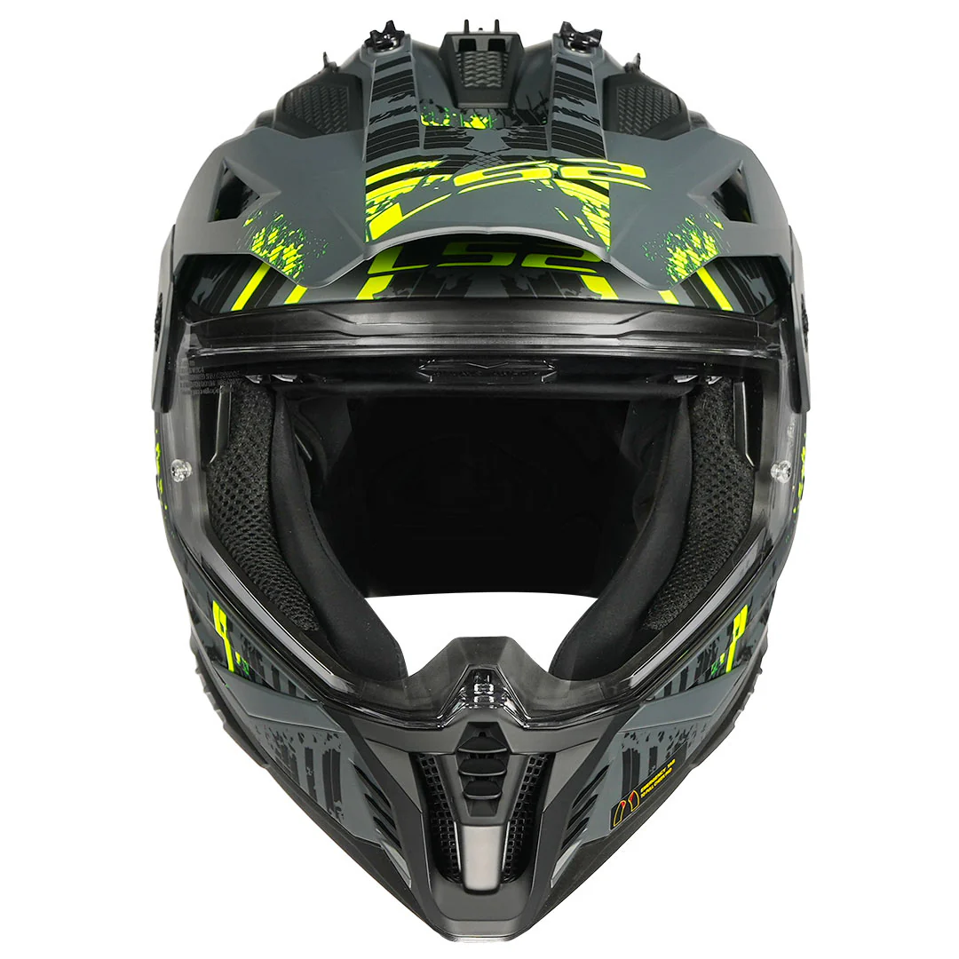 LS2 Pioneer 2 Crazy Dual Sport Helmet - Image 3