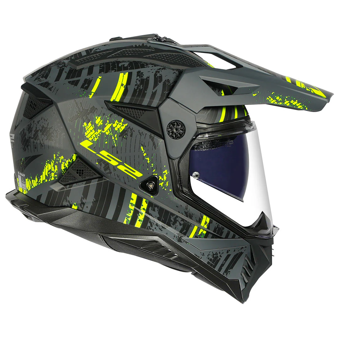 LS2 Pioneer 2 Crazy Dual Sport Helmet - Image 4