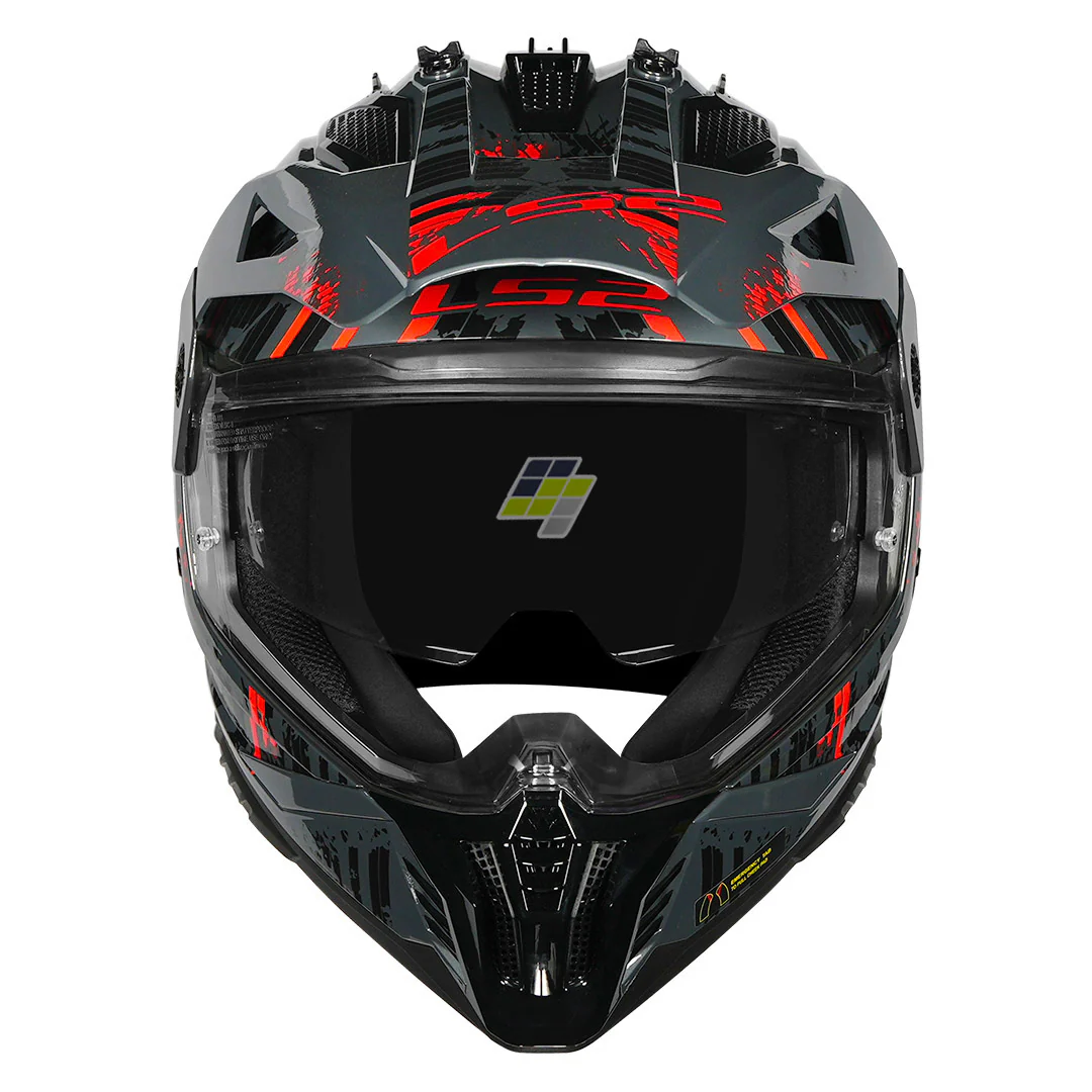 LS2 Pioneer 2 Crazy Dual Sport Helmet - Image 7