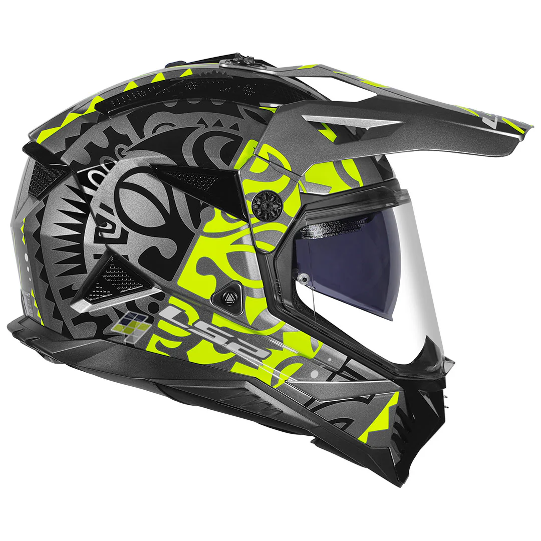 LS2 Pioneer 2 Rangi Dual Sport Helmet - Image 3