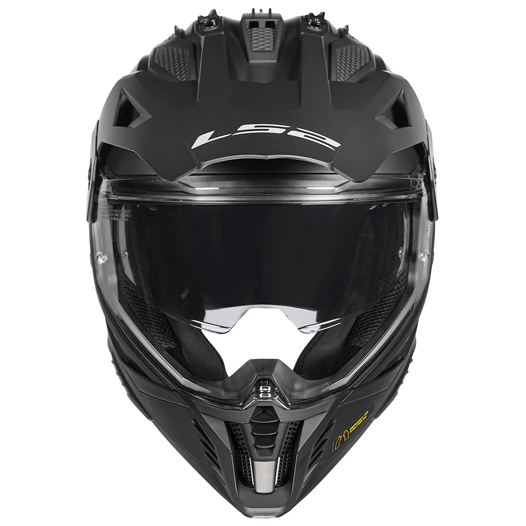 LS2 Pioneer 2 Solid Dual Sport Helmet - Image 3