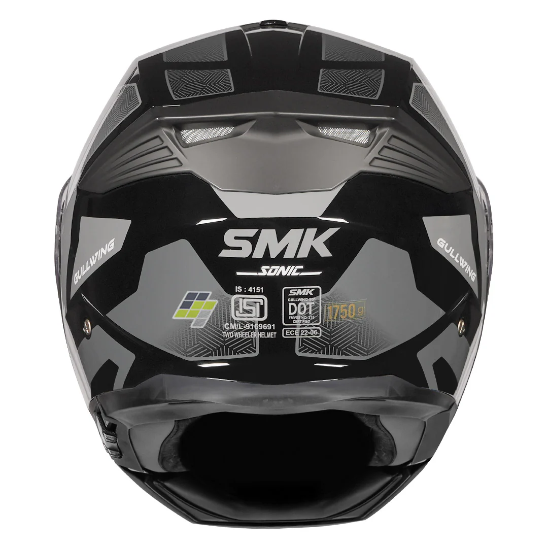 SMK Gullwing Sonic Modular Helmet - Image 3