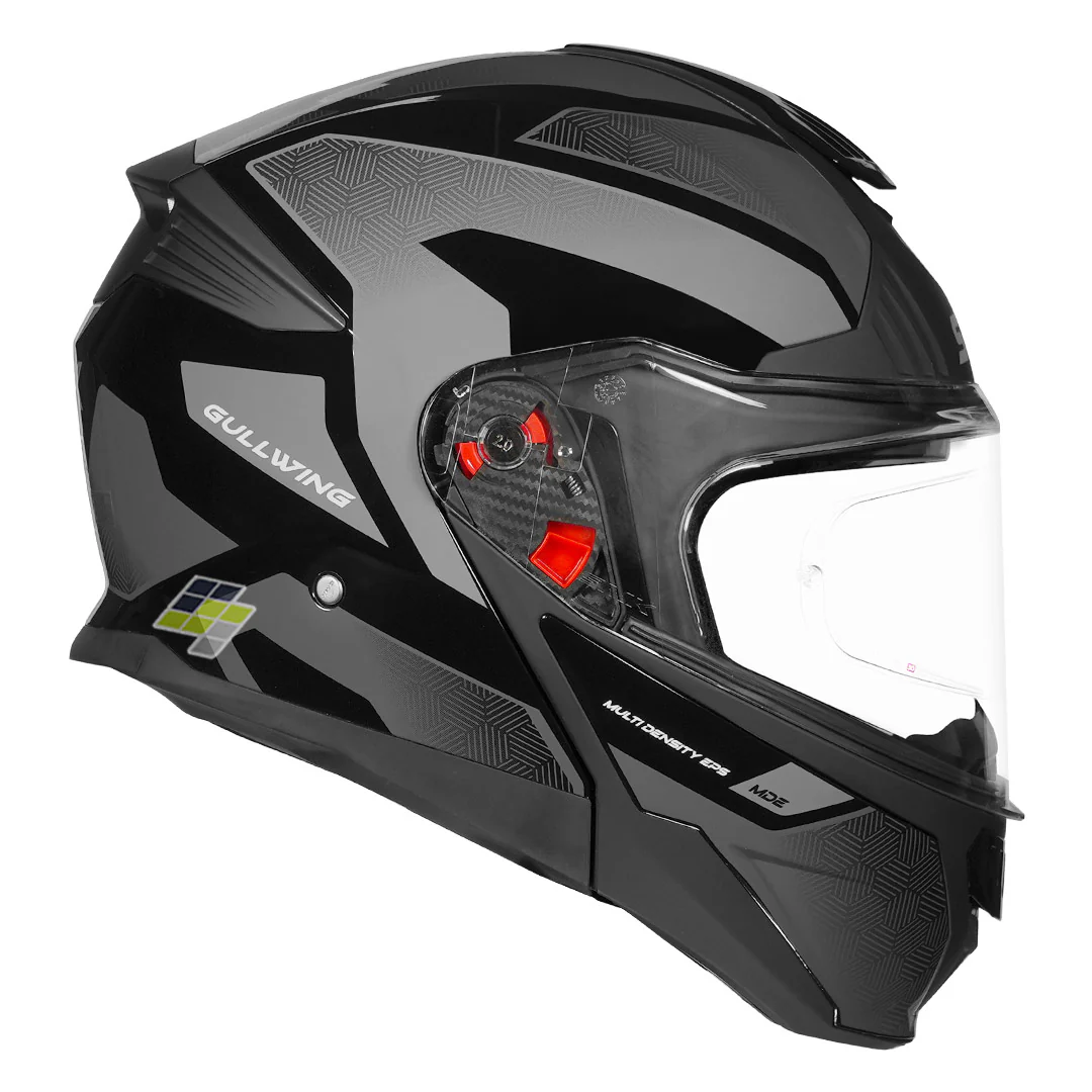 SMK Gullwing Sonic Modular Helmet - Image 4